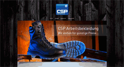 Desktop Screenshot of csp-arbeitsbekleidung.com